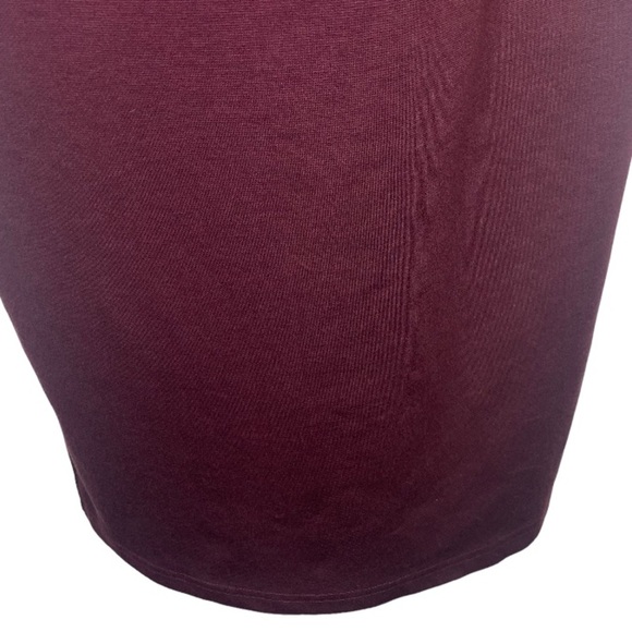 Fortric Women’s Knit Sheath Dress L Burgundy Pink Knee Length 3/4 Sleeves - Picture 7 of 11